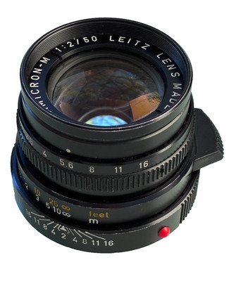 LEITZ SUMMICRON-M 2/50 , Tiger Claw , black, 11 819 , 1981.  SEHR GUT