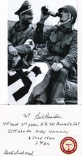 WWII 82nd AB 508th PIR Col. Beaudin, Bn. Surgeon D-Day SIGNED CARD AUTOGRAPHED
