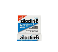 ZILACTIN-B Canker Mouth Sore Relief Gel .25 oz