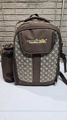 Apollo Walker Picnic Backpack Bag 4 Person w/Cooler Compartment Wine Bag,Blanket