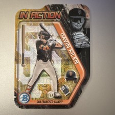 Topps 2025 Bowman Draft Gavin Kilen Rookie BIA-13 Gold Refractor Giants MLB