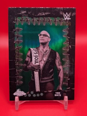 2025 Topps Chrome WWE x Cactus Jack The Rock Famed Phantoms Green