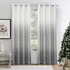 Ombre Full Blackout Curtain Panels 84 Inch Long Noise Reducing Energy Efficient