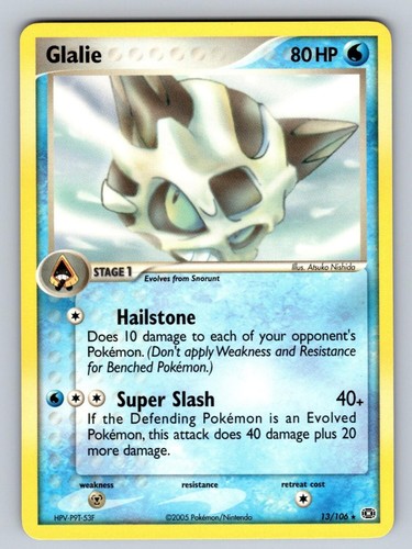 Glalie 13/106 NM/M Emerald R Pokemon T02308