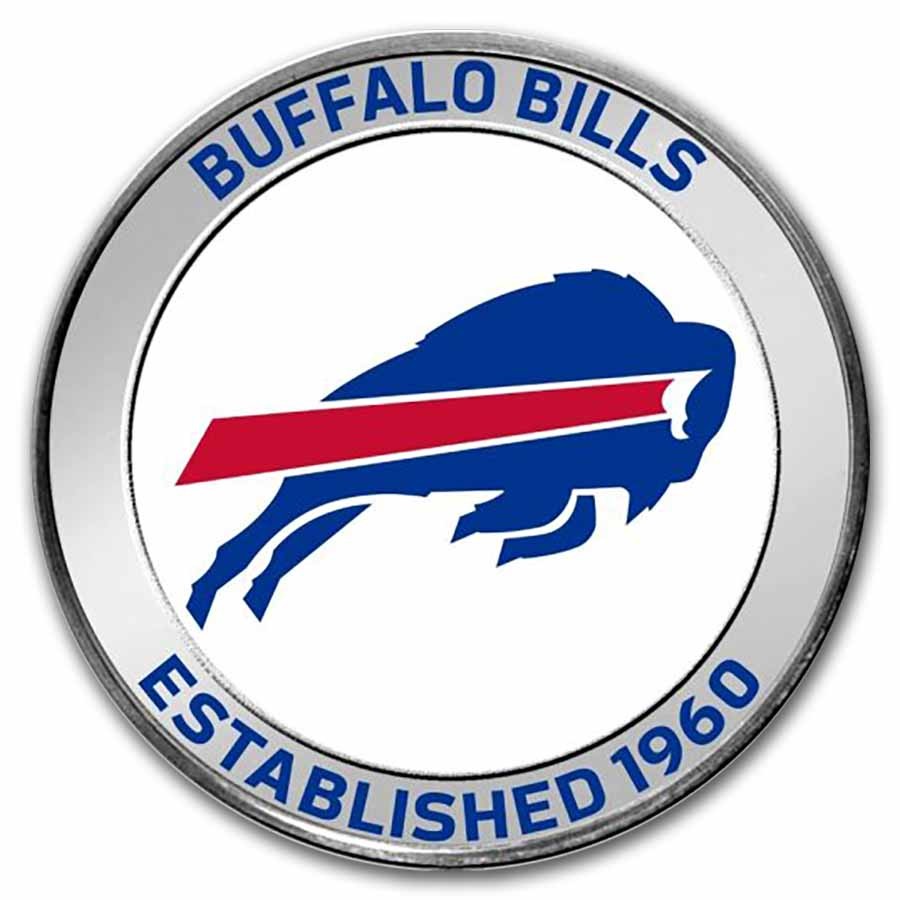 NFL Buffalo Bills 1 oz Silver Colorized Round (w/Box) | eBay