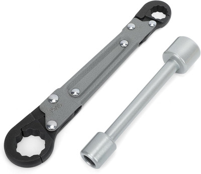 Plumbing Tools Angle Stop Wrench Kit   Adjustable Wrench Professional Plumber To