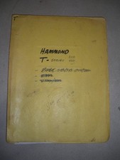 HAMMOND ORGAN PARTS: HAMMOND T-500 Series SERVICE MANUAL w/ SCHEMATICS