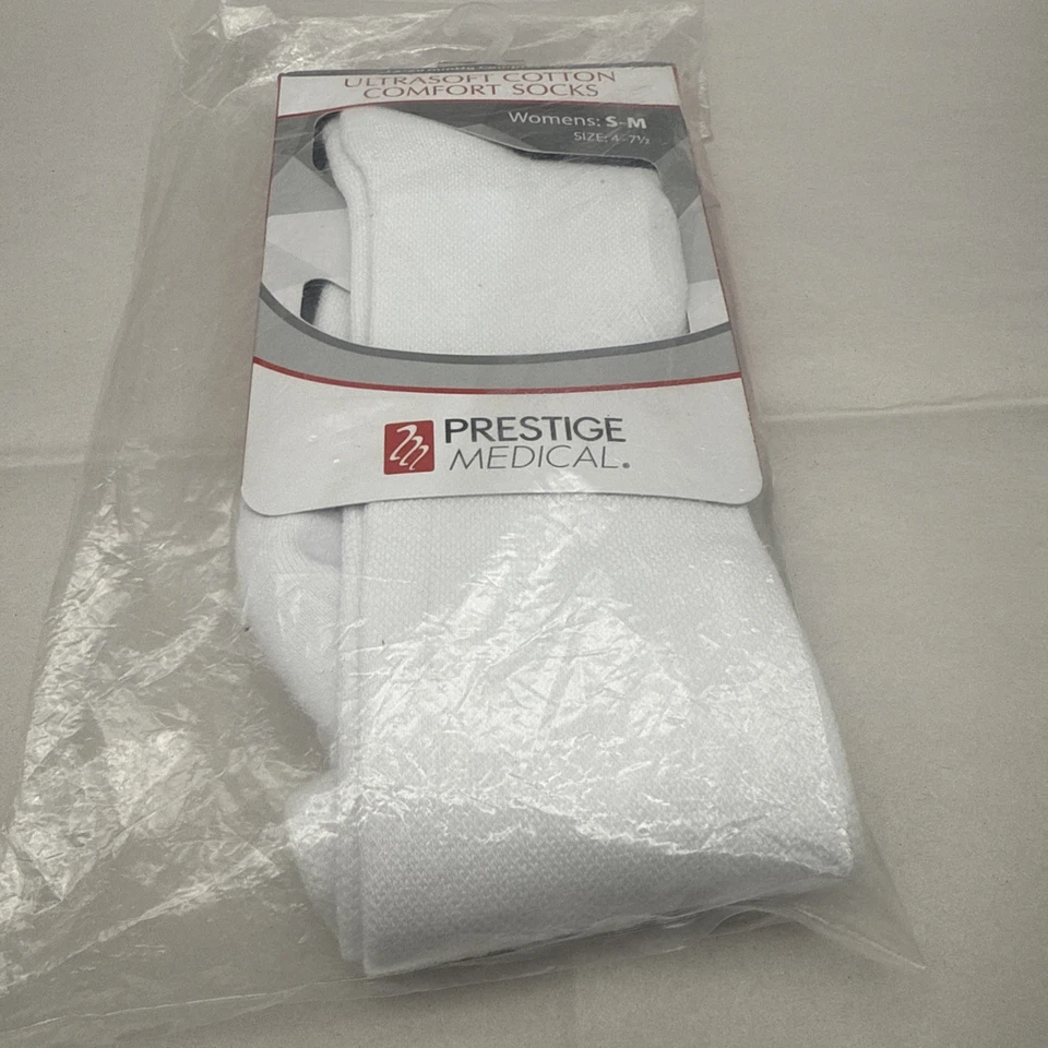 Prestige Medical медсестра женщин S-M 4 до 7-1/2 мягкий комфорт компрессионный носок белый - Изображение 2 из 4