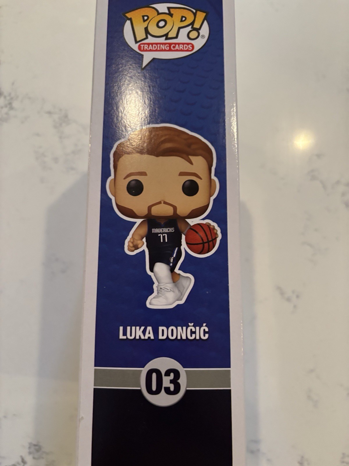 GEM! Luka Doncic AUTO SIGNED Oversize Funko Pop Figure/Prizm Card 03 view 4