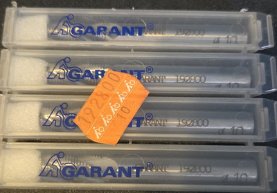 4x GARANT Schaftfräser 10mm HSS-Co8