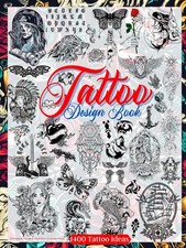 Tattoo Design Book: Over 1400 Tattoo Designs for Real Tattoo Artists, Profes...