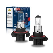 9008/H13 Halogen Car Headlight Bulbs, High and Low Beam, 3800K, 4000 Lumens,A...