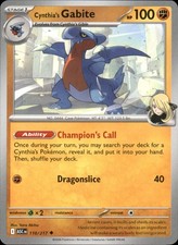 Cynthia's Gabite 110/217 Uncommon - Pokemon Ascended Heroes