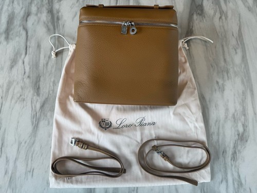 Loro Piana Extra Pocket backpack L23.5 Brown