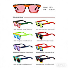 Retro Thick Cat Eye Sunglasses, Striped Acetate Frame, UV400 Protection B18