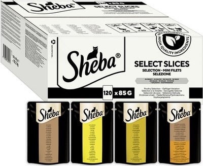 Selection Katzen Nassfutter im Portionsbeutel Geflügel Variation in Sauce