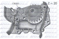 Dolz R214 Wasserpumpe, Motor KüHlung FüR Dacia, Renault
