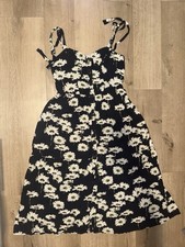 Urban Outfitters Floral Positano Button Midi Dress Medium 