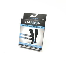 Physix Gear Stamina Graduated Compression Socks L/XL Travel  Performance