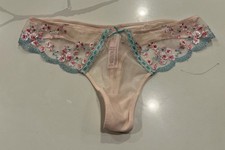 Victoria  s Secret DREAM ANGELS Cherry Blossom Thong Panty Medium NWT