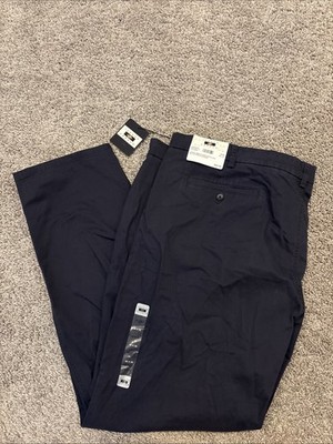NEW MENS JOSEPH ABBOUD HERITAGE EV CHINO PANTS SIZE NAVY BLUE 46x32 $69.99 MSRP