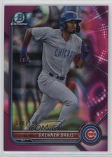 2022 Bowman Chrome Prospects Fuchsia Lava Refractor 140/199 Brennen Davis 18n6