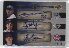 2007 Exquisite Rookie Signatures 8/35 Joakim Soria Justin Hampson Auto 0d8
