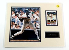 Gary Sheffield Matted Photo Baseball Bat Relic Card Name Plate 11x14 For Framing