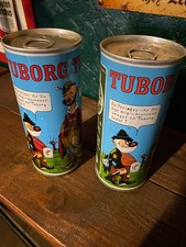 Tuborg Pilsner, 2 Bierdosen 45cl, Illustriert, unge&ouml;ffnet mit Inhalt