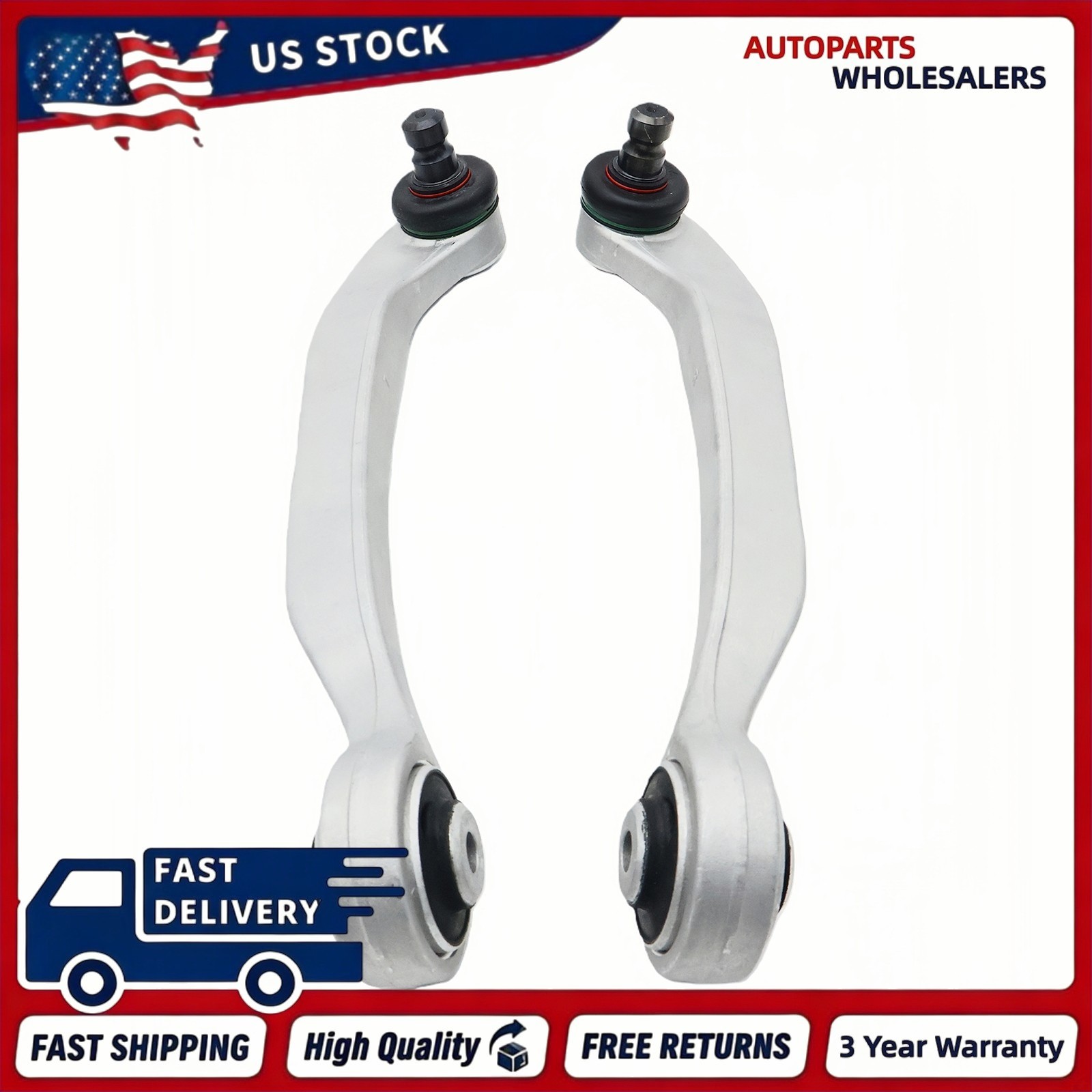 Bentley Continental GT 2004-2019 Front Upper Control arms 10 pcs P/N 3W0407510