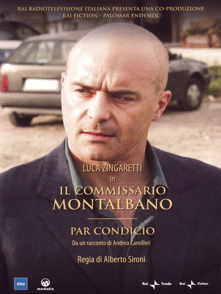 Dvd IL COMMISSARIO MONTALBANO PAR CONDICIO Luca Zingaretti A. Camilleri nuovo