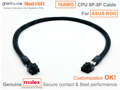  16AWG CPU 8-Pin Cable for ASUS ROG LOKI SFX-L 850W Platinum - 70cm / 27 inch