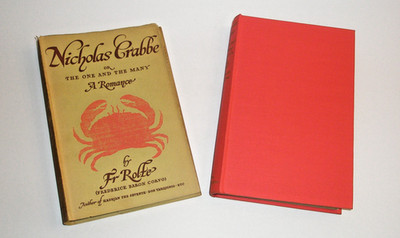 Nicholas Crabbe A Romance Frederick Corvo HC DJ 1st Ed.