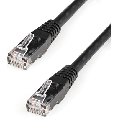 StarTech 100ft Cat6 UTP Molded Patch Cable - Black