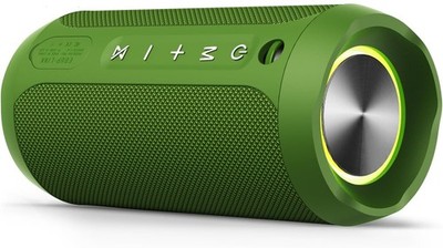 Bluetooth-Lautsprecher Tragbar Wasserdicht IPX7 Drahtlos Grün Outdoor Musik