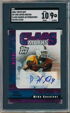 DEVIN HESTER 2006 Topps DPP Class Marks ROOKIE AUTO Silver /50 RC SGC 9 AUTO 10