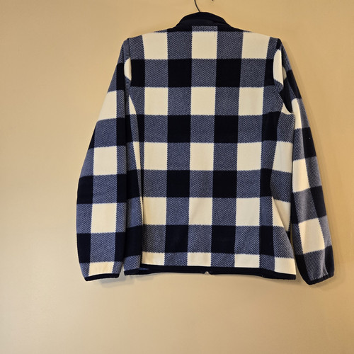 Ralph Lauren Active Hybrid Puffer Jacket Fleece Gingham Plaid Puffer Women’s M - Picture 5 of 9