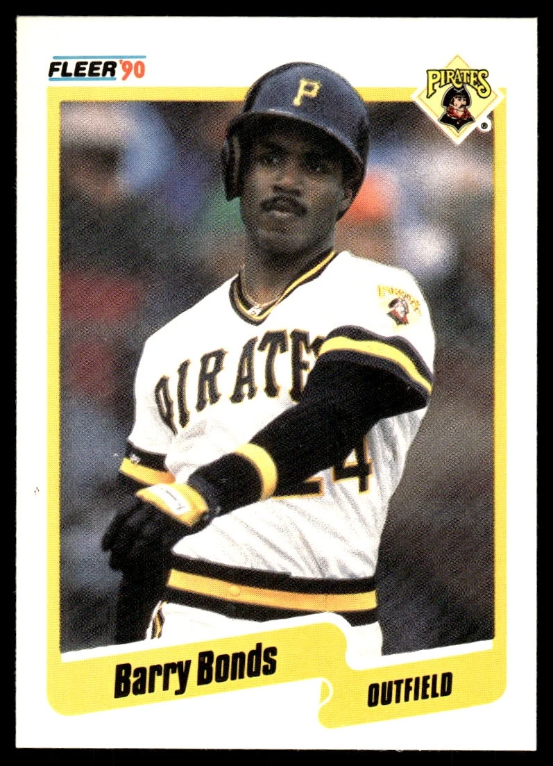 Fleer Barry Bonds 1990 Season Baseball Sports Trading Cards