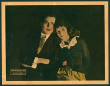 RARE DW GRIFFITH "DREAM STREET" ORIGINAL LOBBY CARD DEMPSTER GRAVES VG/FN 1921