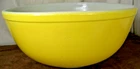 Vintage PYREX YELLOW Mixing Bowl Large Mixing Bowl #404 4QT LARGE YELLOW BOWL