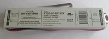 NEW KEYSTONE KTLD-60-UV-12V CONSTANT VOLTAGE LED DRIVER 120-277V/ 12VDC 60W MAX