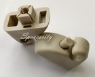 <!--F#f_0-->Holden Commodore Sunvisor SUN VISOR Bracket Clip x2 VB VC VH VK VL SANDALWOOD<!--F/-->