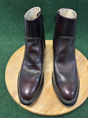 Durango Men\'s Leather Side Zip Western Black Cherry Boots DB425 Size 9.5 Durango tr825 black cherry - Gem main image 4