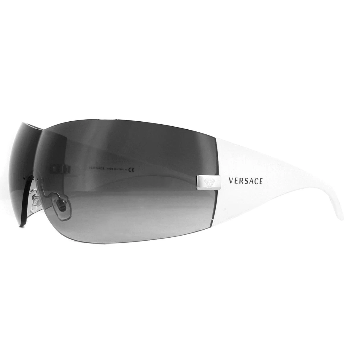 Versace Sunglasses VE2054 10008G Silver Gray Gradient eBay