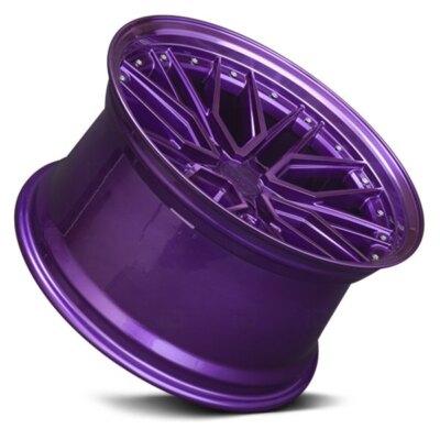 20x10.5 +35 XXR 571 5x114.3 Diamond Cut Purple Wheels (Set of 4