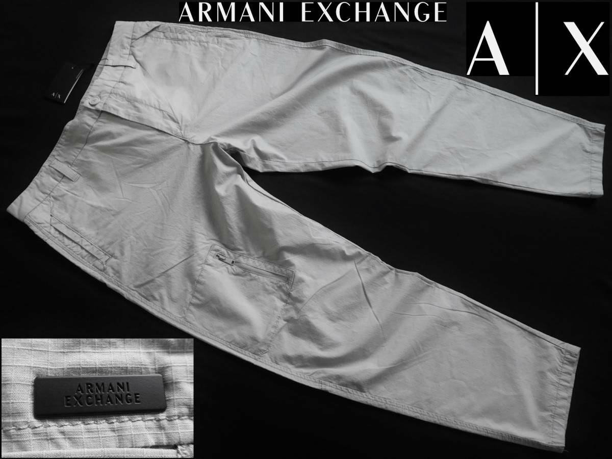 ARMANI EXCHANGE Authentic Modern Utility Zipper Detail Pants