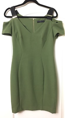 NWOT ROCHELLE HUMES COLD SHOULDER PENCIL DRESS