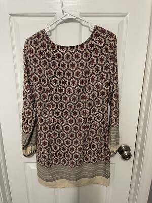NEW RMV Urban Concept Women's Blouse Floral Lightweight Sheer Sz S  Office