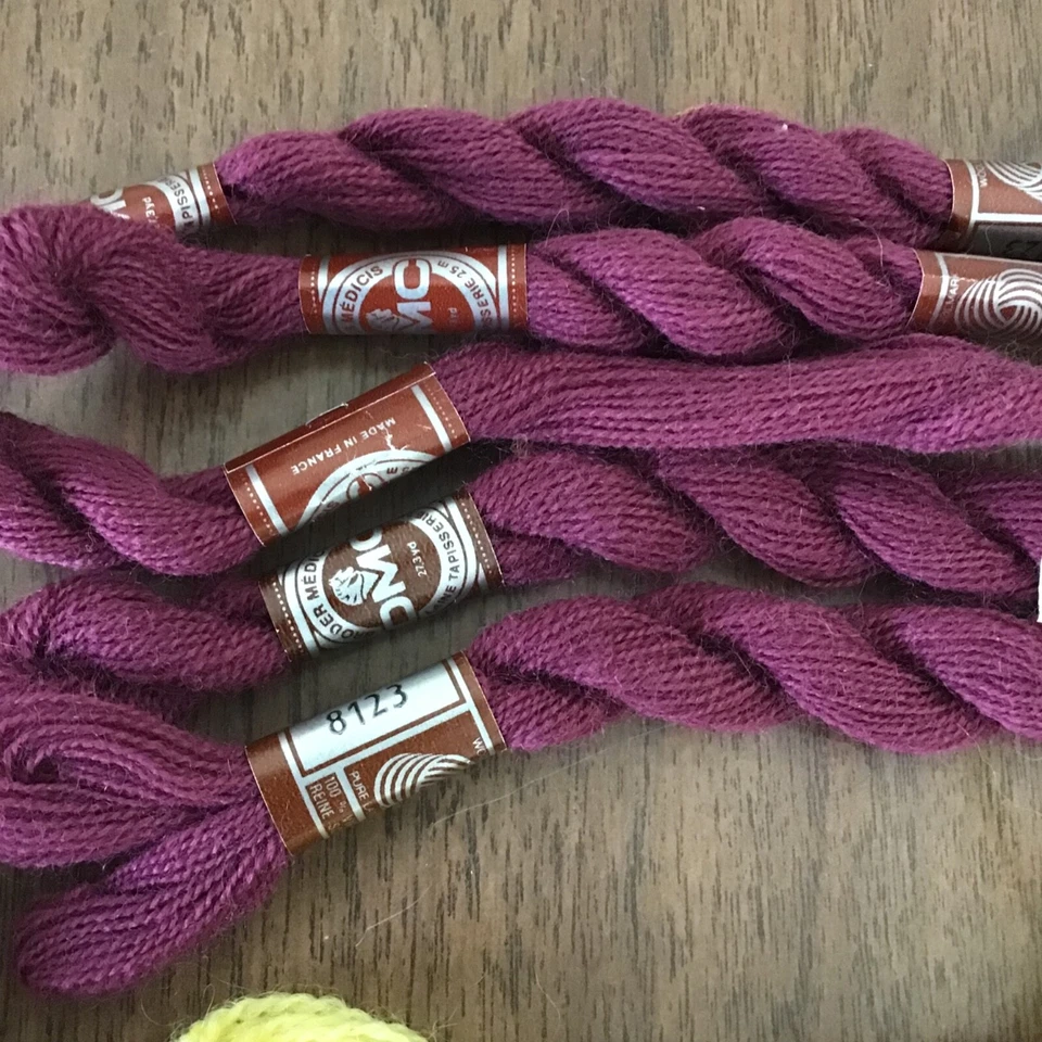 Mixed Lot of 24 Needlepoint Embroidery Thread Wool Acrylic Multi Color Yarn - Image 2 of 4