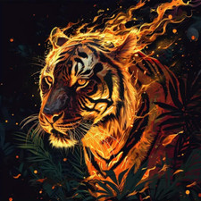 Diamond Painting Kits for Adults Tiger, 5D DIY Diamond Art Kits for Beginners...
